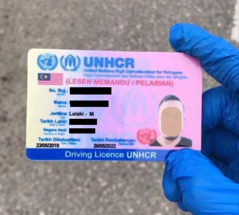 Sejak bila UNHCR keluarkan lesen memandu Malaysia?