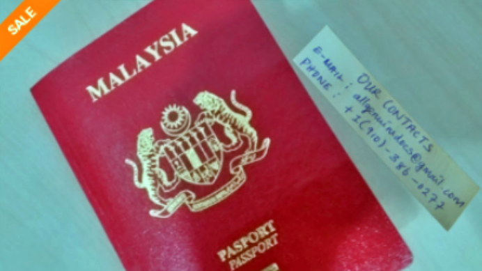 Pasport Malaysia dijual RM6,000 di internet?