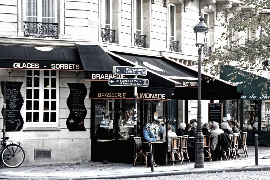 paris, coffee shop, france