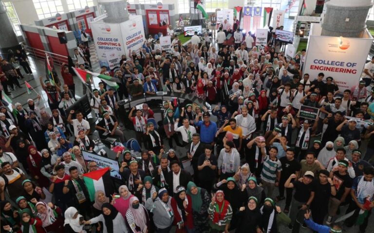 1,000 warga Uniten zahir solidariti bersama Palestin