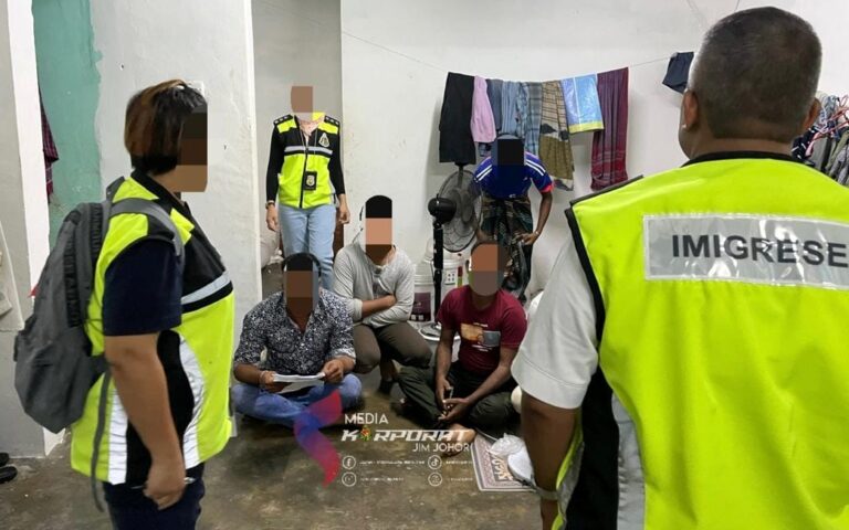 26 warga asing ‘kosong’ ditahan di sekitar Johor Bahru